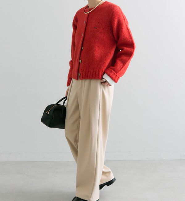  「【2サイズ/インフルエンサー企画】ツータック起毛スラックスパンツ」|その他|