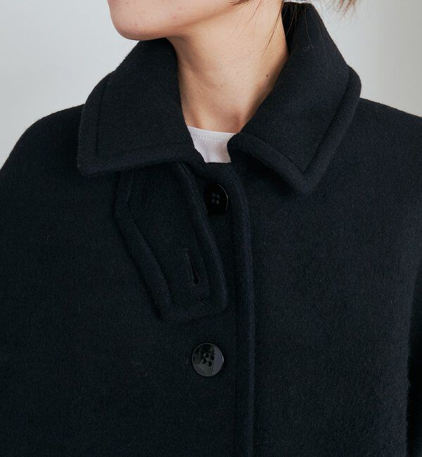  「【日本製】ビーバーウールステンカラーコート」|その他|