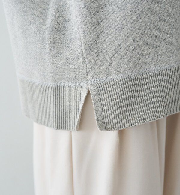  「スウェットライクダブルジャガードニット」|ニット・セーター|