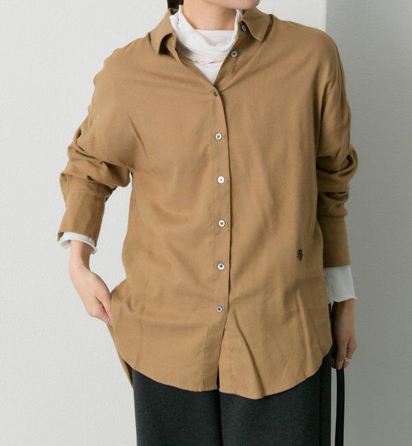  「起毛オーバーシャツブラウス」|シャツ・ブラウス|