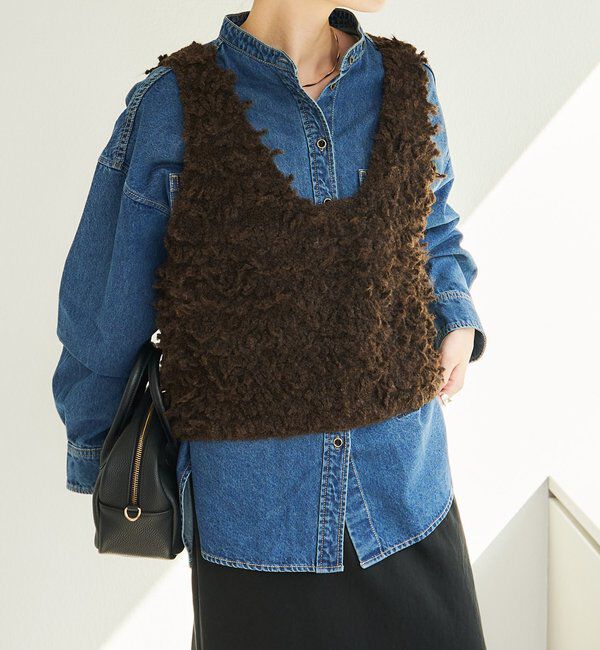  「ループフリンジニットビスチェ」|ニット・セーター|