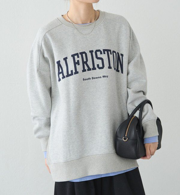  「ロゴプリント裏起毛スウェットプルオーバー」|プルオーバー|