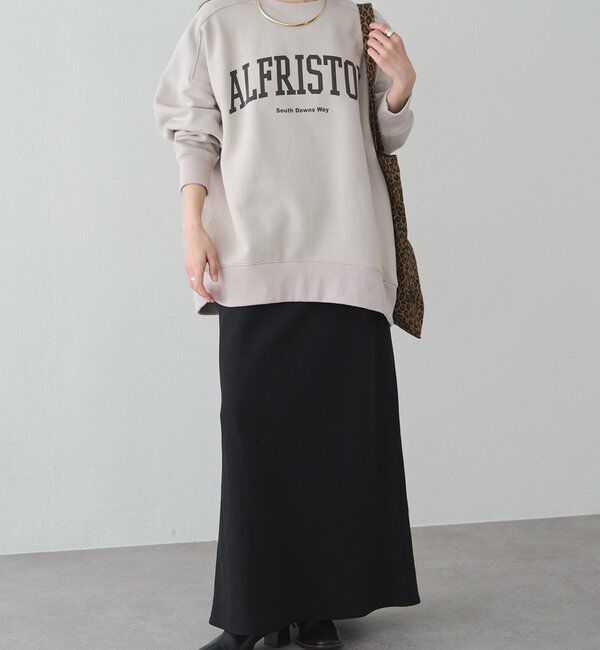  「ロゴプリント裏起毛スウェットプルオーバー」|プルオーバー|