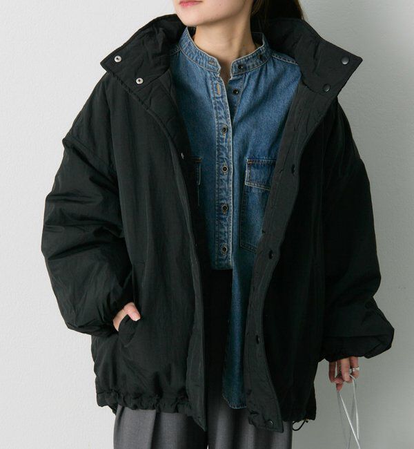  「【WEB限定】リバーシブルスタンドカラーパファージャケット」|テーラードジャケット|