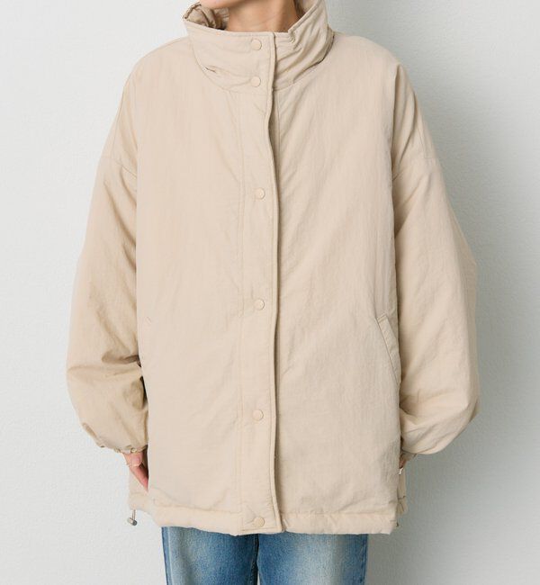 「【WEB限定】リバーシブルスタンドカラーパファージャケット」|テーラードジャケット|