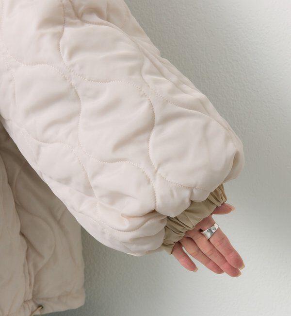  「【WEB限定】リバーシブルスタンドカラーパファージャケット」|テーラードジャケット|