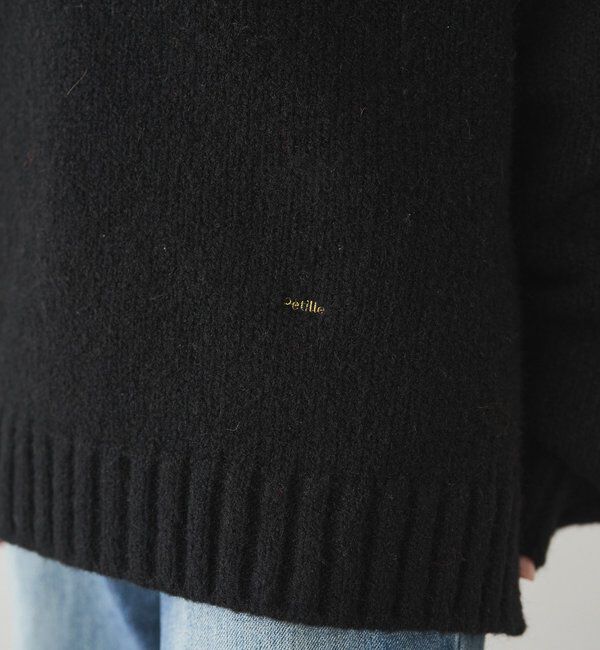  「アルパカ混深Vネックニットプルオーバー」|キャミソール|