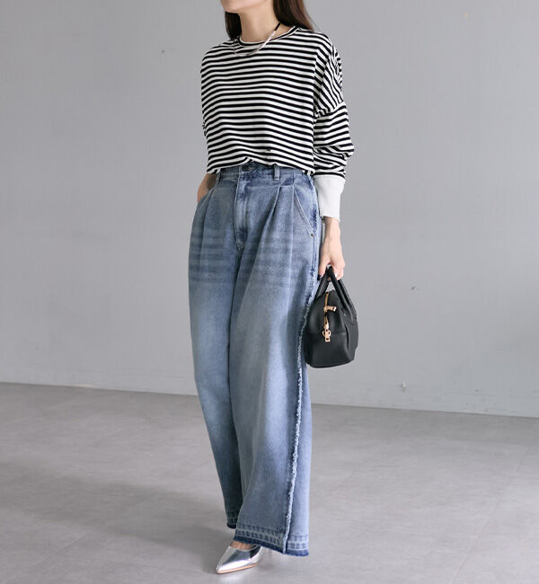  「【リバイバル】万能レイヤードカットソー」|プルオーバー|