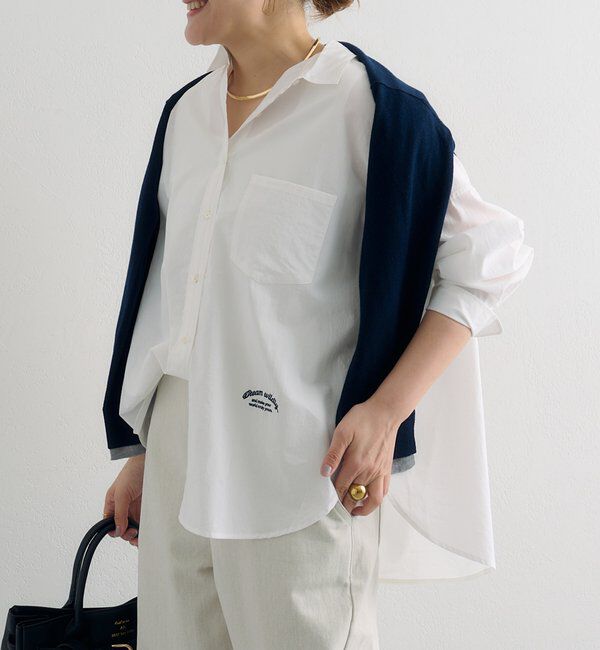  「リヨセルコットンオーバーシャツ」|シャツ・ブラウス|