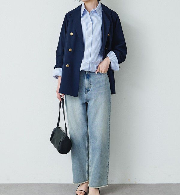  「ストライプオックスシャツ」|シャツ・ブラウス|