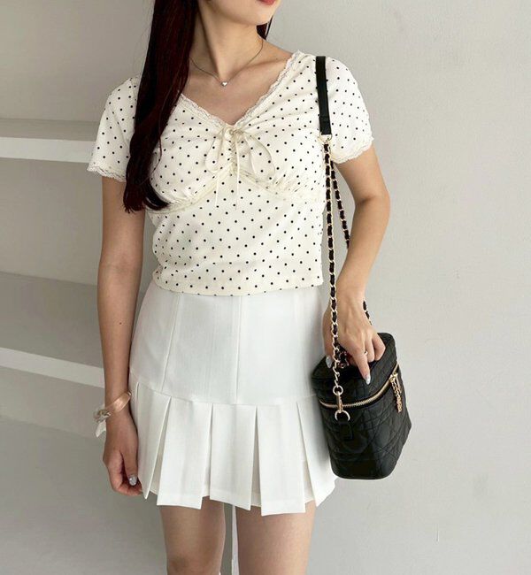  「チャーム付きキルティングバニティバッグ」|ショルダー・メッセンジャー|