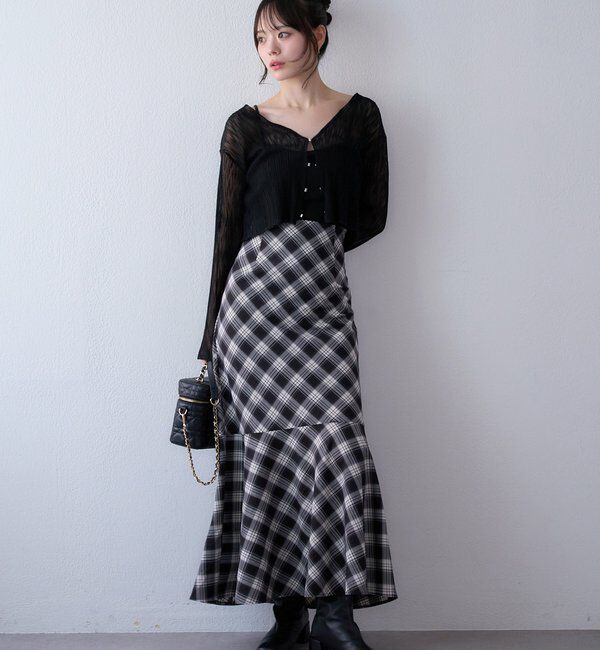  「チャーム付きキルティングバニティバッグ」|ショルダー・メッセンジャー|