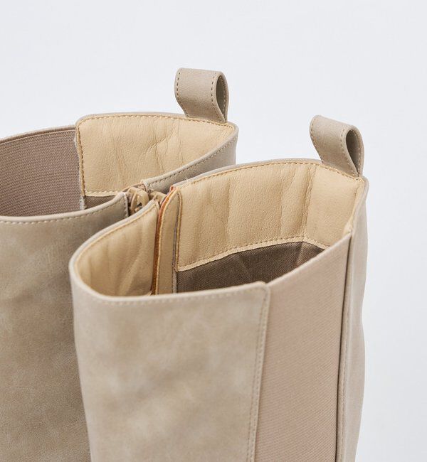  「【マイナス3キロ見え/SNSで話題】厚底サイドゴアロングブーツ」|その他|