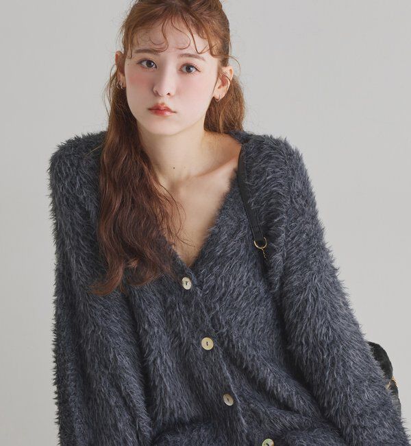  「あざとモテフェザーカーデ」|ニット・セーター|