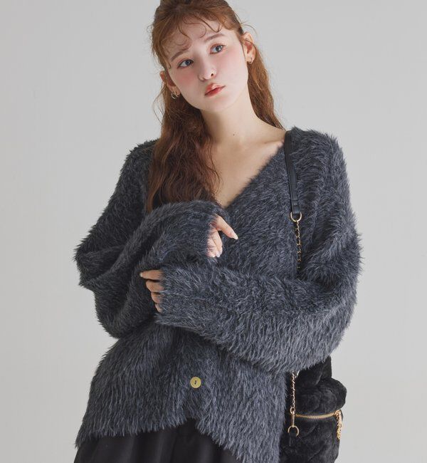  「あざとモテフェザーカーデ」|ニット・セーター|