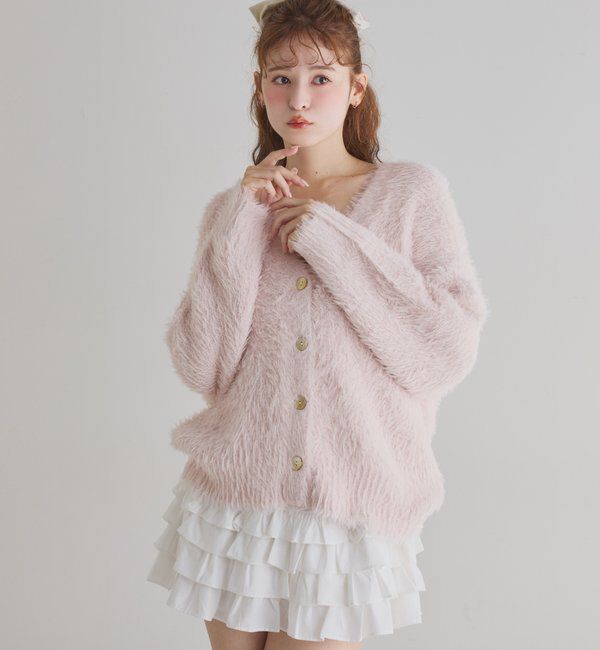  「あざとモテフェザーカーデ」|ニット・セーター|