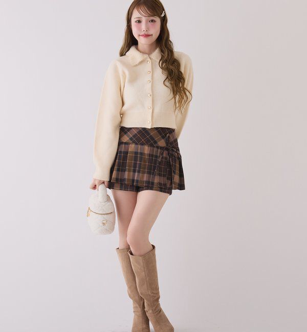  「【リボン取り外し可能】ポインテッドストレッチブーツ」|その他|