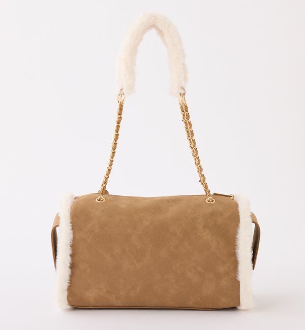  「フェイクムートンエンボスバッグ」|ショルダー・メッセンジャー|