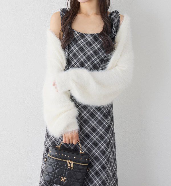  「【新色追加】着痩せ効果抜群/マイナス5キロ見えキャミワンピ」|ワンピース|