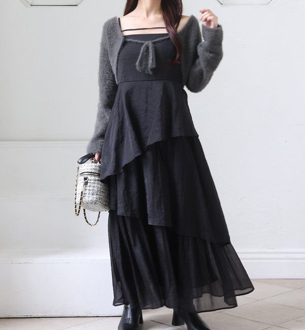  「ボレロセットイレヘムワンピース」|ワンピース|