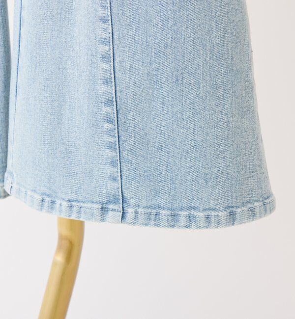  「後ろ刺繍美脚ストレッチフレアデニム」|その他|