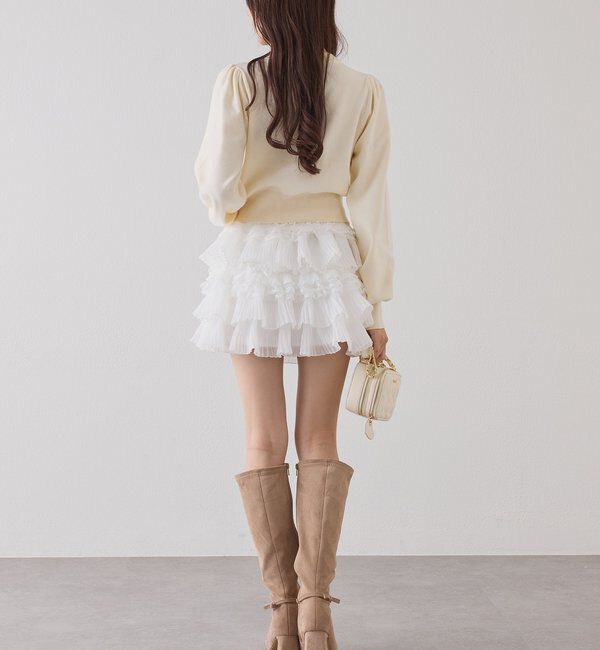  「キラキラビジューロゴニット」|ニット・セーター|