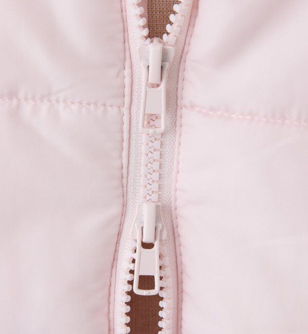  「ファー付きショートフェイクダウン」|ダッフルコート|