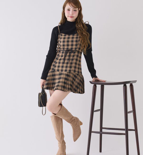  「肩リボンジャンスカ」|ワンピース|