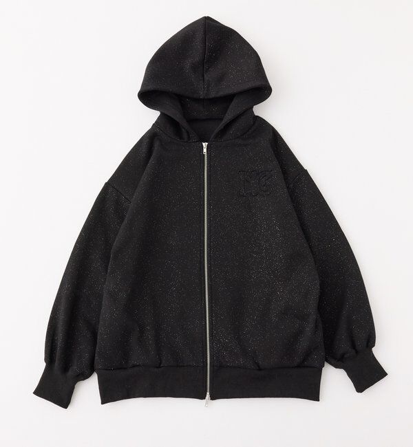 「ロゴグリッターパーカー」|プルオーバー|