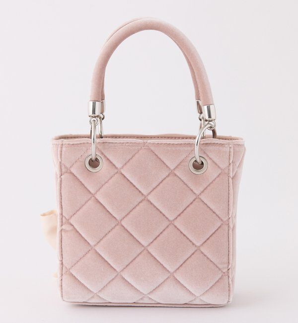  「チャーム付きキルティングミニバッグ」|ショルダー・メッセンジャー|