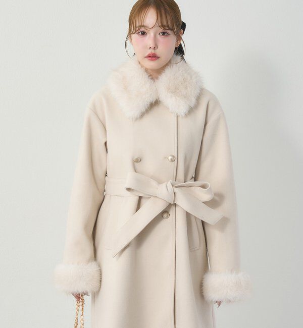  「ファー付マルチロングコート」|その他|
