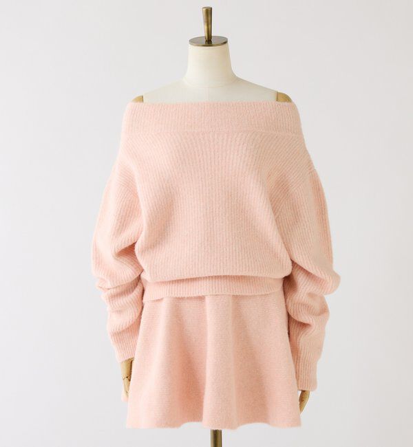  「オフショルニットセットアップ」|ワンピース|