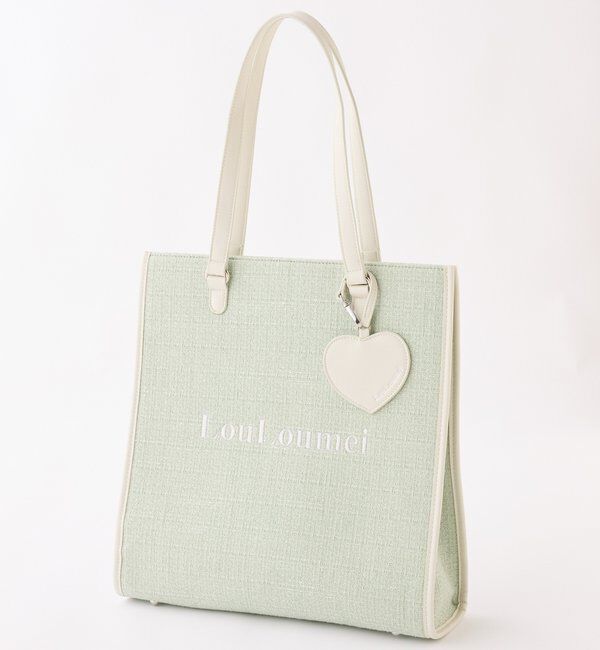  「【LouLoumei】全10色展開/ハートチャーム付きキャリーオントート/推し活」|その他|ミント