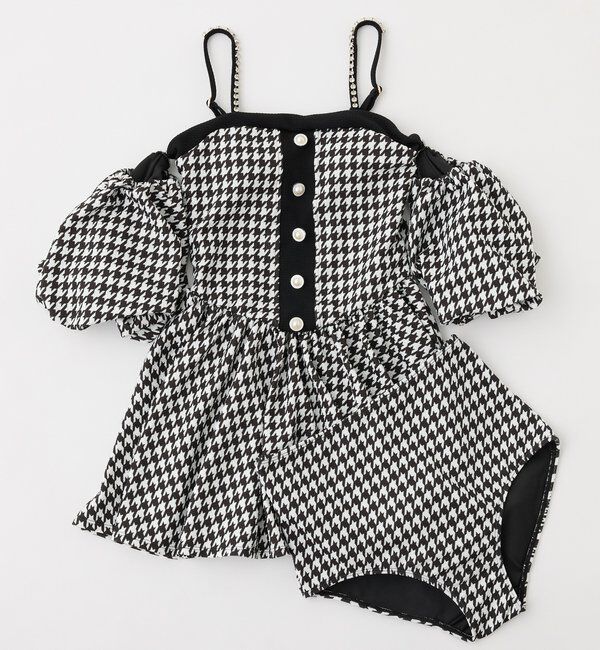  「swimwear/オフショルミニワンピース（2点セット)」|その他|