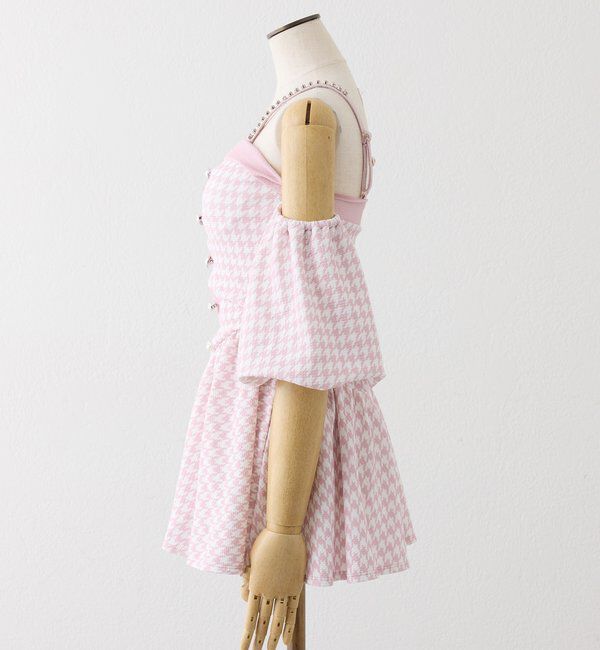  「swimwear/オフショルミニワンピース（2点セット)」|その他|