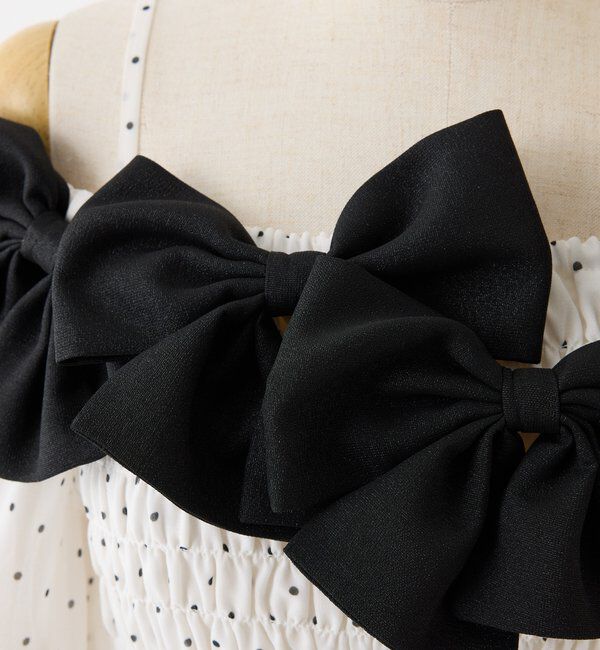  「シャーリングリボンブラウス」|シャツ・ブラウス|