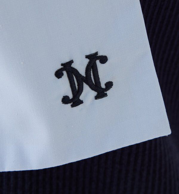  「【リボン取り外し可能】リボンシャツドッキングニット」|ニット・セーター|