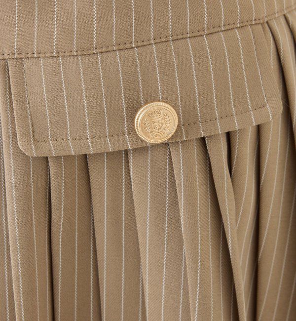  「【SMサイズ展開あり】ダブルベルト付きプリーツミニスカ－ト」|スカート|