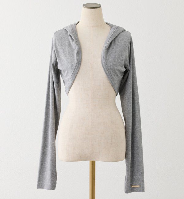  「ロゴプレート付きフーディーボレロ」|プルオーバー|