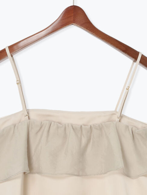 Te chichi「オーガンジー&サテンキャミブラウス」|シャツ・ブラウス|