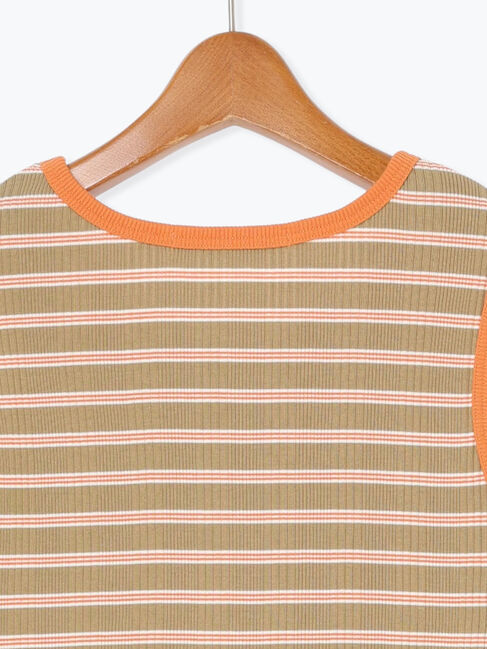 Lugnoncure「マルチボーダータンクトップ《2025summer catalog item》」|タンクトップ|