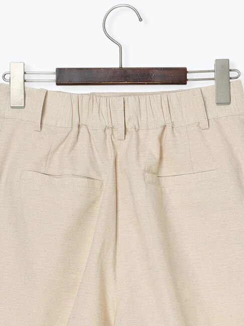 Te chichi「リネンブレンドショートパンツ（セットアップ可）《2025summer catalog item》」|キュロット|