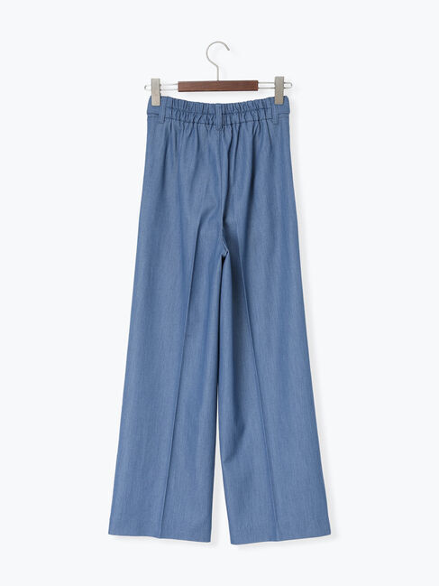 Te chichi「デニムライクシルキータッチワイドパンツ」|その他|