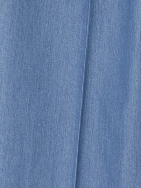 Te chichi「デニムライクシルキータッチワイドパンツ」|その他|