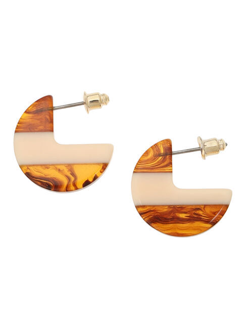 Te chichi「サークルモチーフピアス」|ピアス|ブラウン