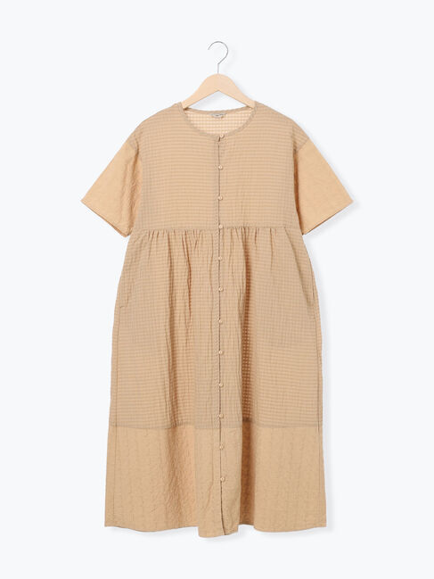 Samansa Mos2「【S/Mサイズ】オーバーレース切替ワンピース」|ワンピース|