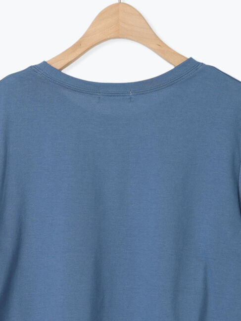 Samansa Mos2「【汗染み防止】袖口レースパフスリーブTシャツ」|Tシャツ・カットソー|