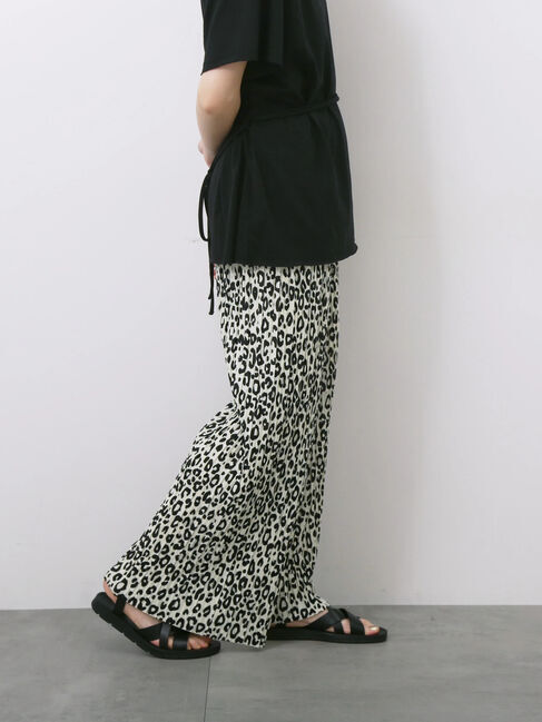 Samansa Mos2 blue「◎柄アソートプリーツパンツ」|その他|