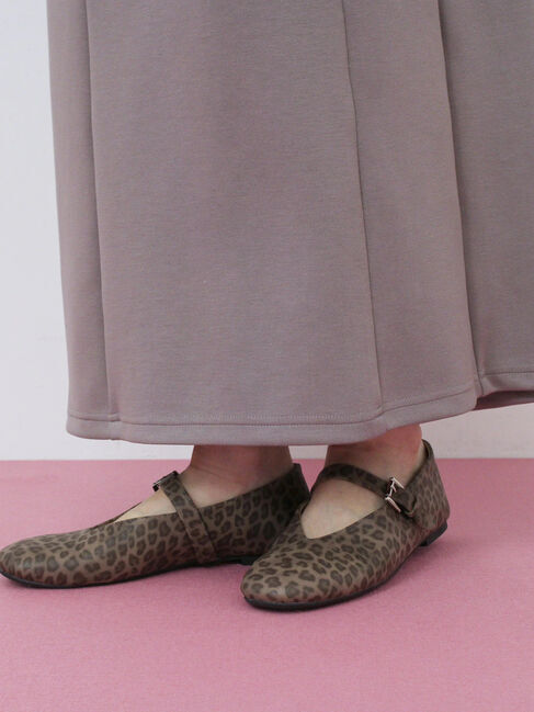 Samansa Mos2 blue「Vカットメリージェーン」|ビジネス・ドレスシューズ|