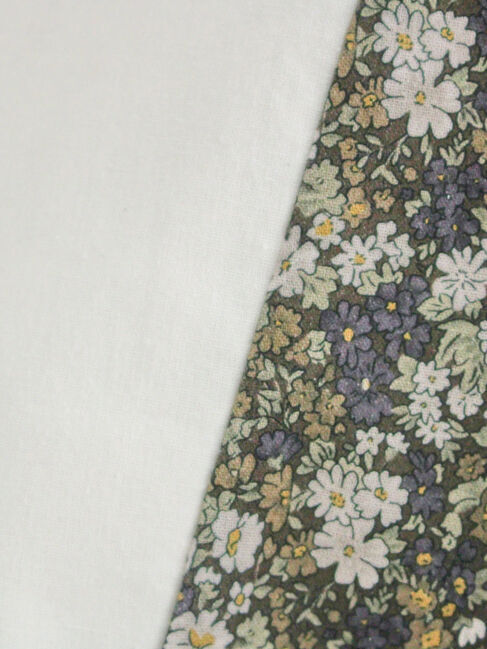 Samansa Mos2「【WEB限定】胸元配色花柄ワンピース」|ワンピース|